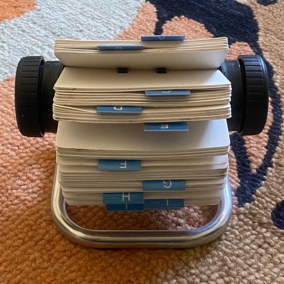 Rolodex I Classic Rotary Card File I Chrome I #66706 - Picture 4 of 10